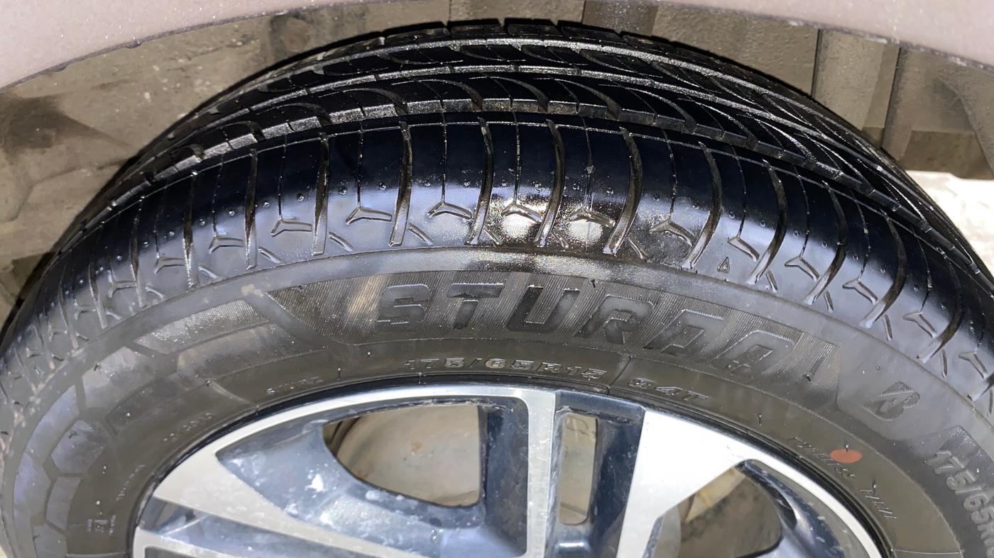 2018 Tata TIGOR XZ PLUS PETROL, Petrol, Manual, 49,591 km, Left Rear Tyre Tread