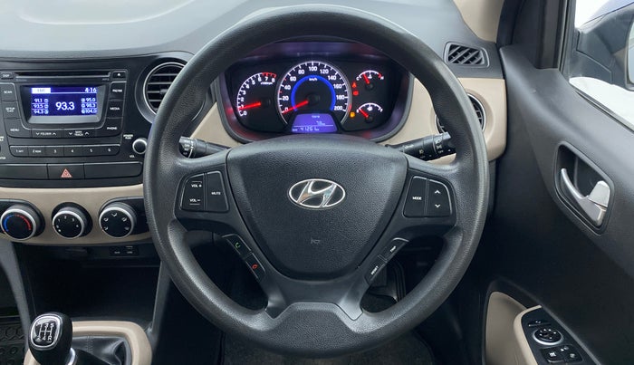 2016 Hyundai Grand i10 SPORTZ 1.2 KAPPA VTVT, Petrol, Manual, 41,556 km, Steering Wheel Close Up
