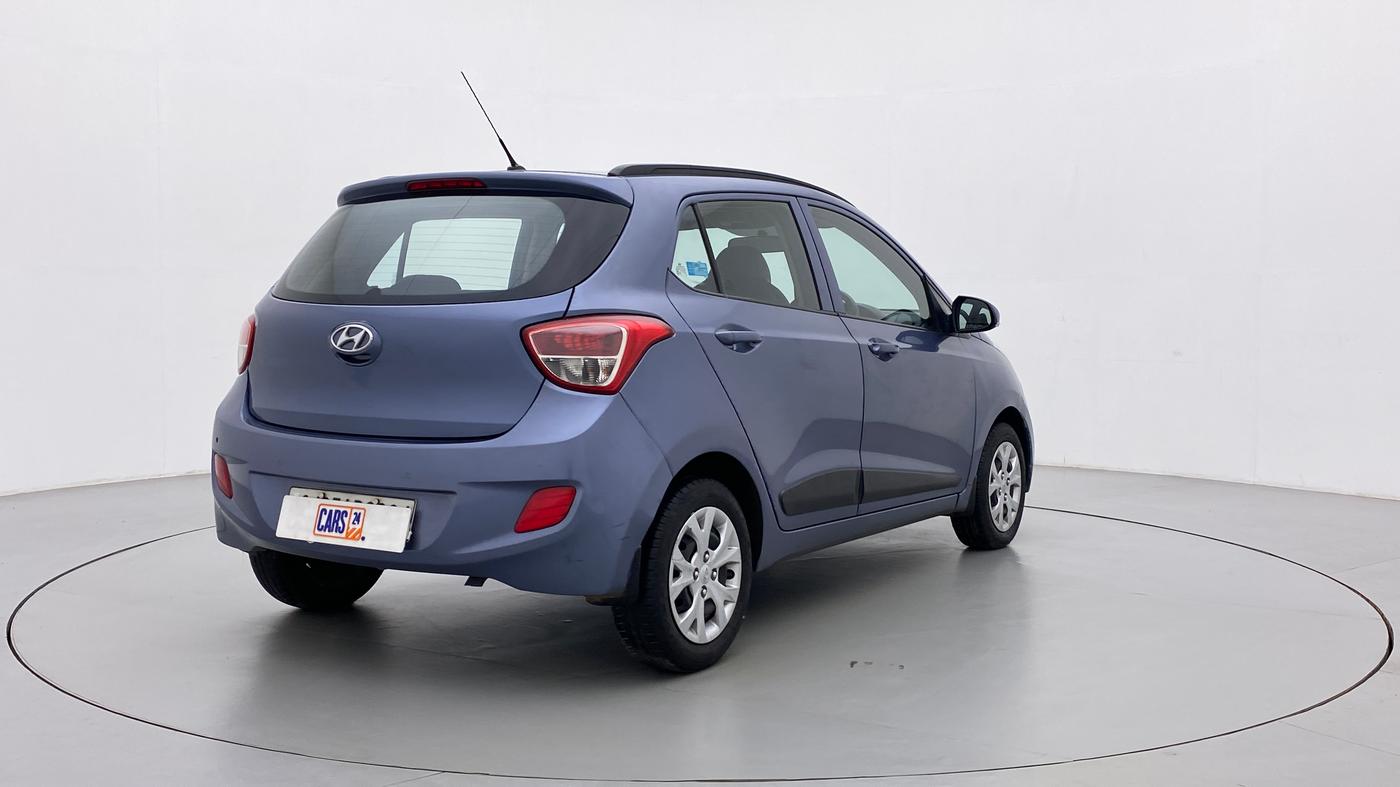 2016 Hyundai Grand i10 SPORTZ 1.2 KAPPA VTVT, Petrol, Manual, 41,556 km, Right Back Diagonal