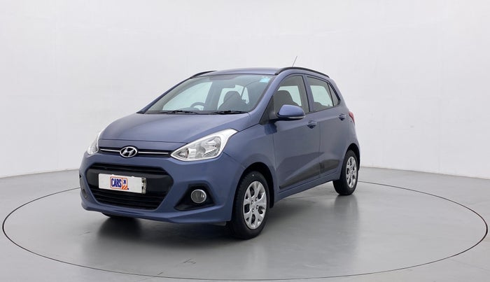 2016 Hyundai Grand i10 SPORTZ 1.2 KAPPA VTVT, Petrol, Manual, 41,556 km, Left Front Diagonal
