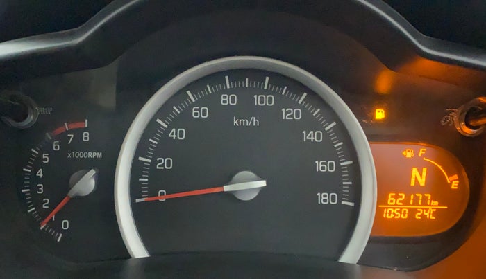 2014 Maruti Celerio VXI AMT, Petrol, Automatic, 62,177 km, Odometer Image