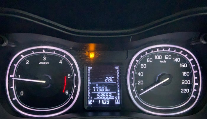 2016 Maruti Vitara Brezza ZDI, Diesel, Manual, 53,851 km, Odometer Image