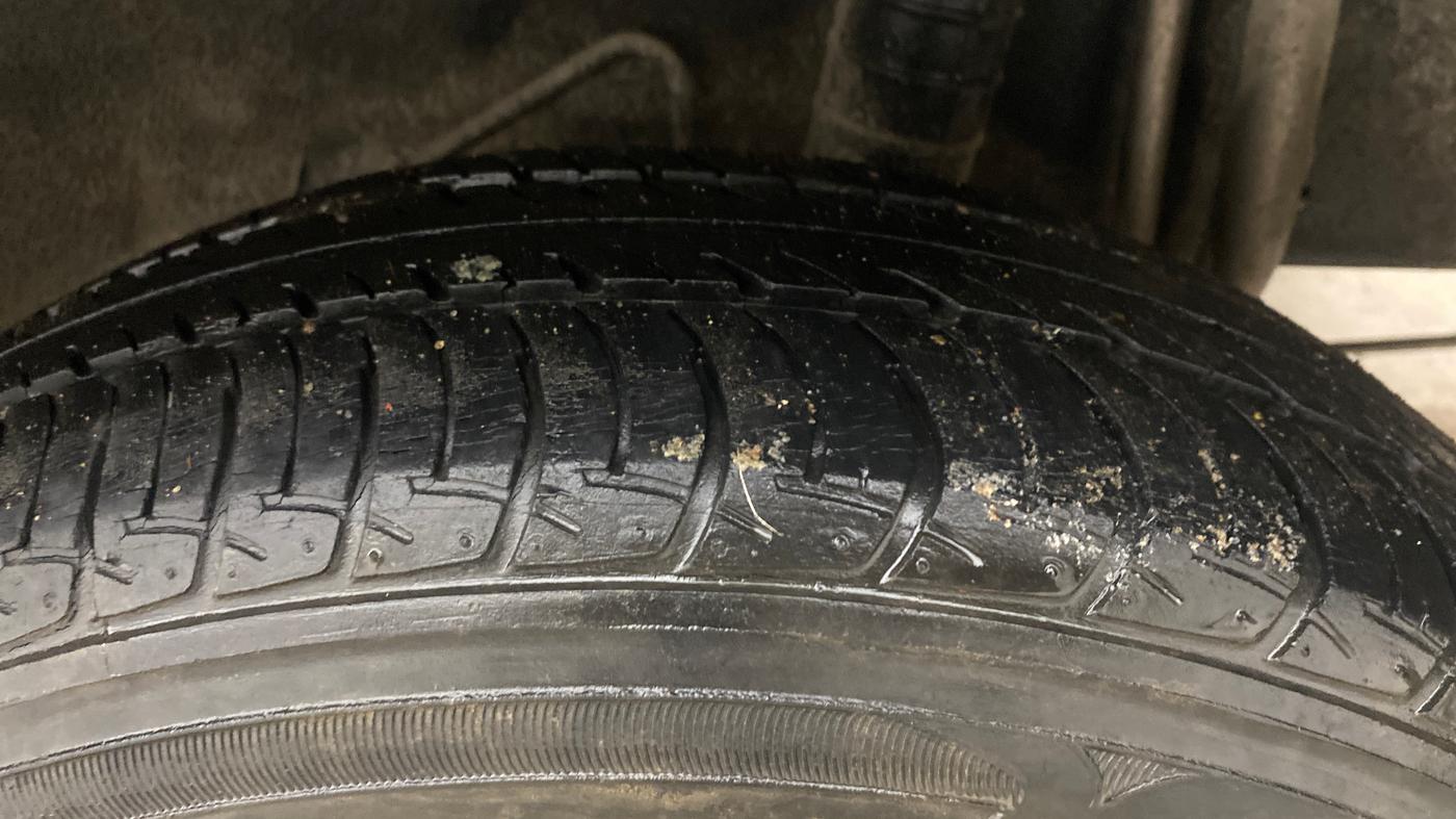2018 Datsun Go Plus A(O), Petrol, Manual, 55,781 km, Left Rear Tyre Tread