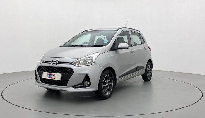2017 Hyundai Grand i10 SPORTZ (O) AT 1.2 KAPPA VTVT, Petrol, Automatic, 84,169 km, Left Front Diagonal