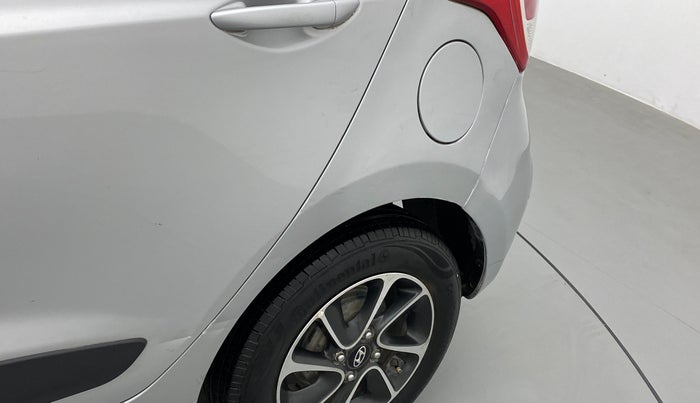 2017 Hyundai Grand i10 SPORTZ (O) AT 1.2 KAPPA VTVT, Petrol, Automatic, 84,169 km, Left quarter panel - Slightly dented