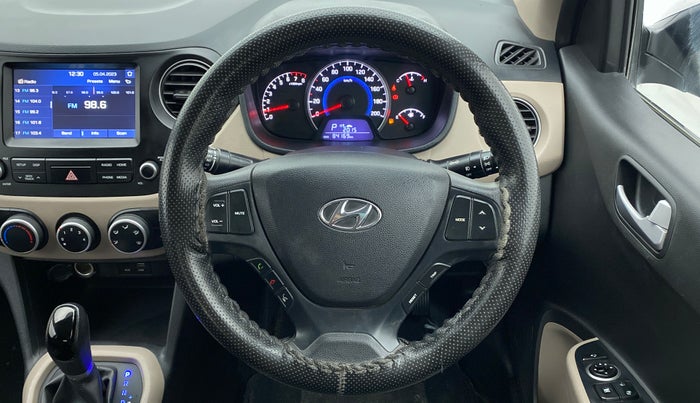 2017 Hyundai Grand i10 SPORTZ (O) AT 1.2 KAPPA VTVT, Petrol, Automatic, 84,169 km, Steering Wheel Close Up