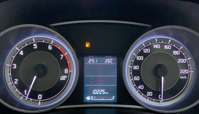2020 Maruti Dzire ZXI, Petrol, Manual, 10,267 km, Odometer Image