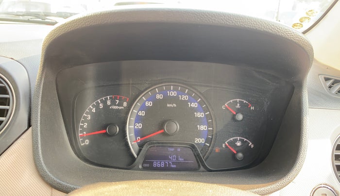 2014 Hyundai Xcent SX 1.2 (O), Petrol, Manual, 86,839 km, Odometer Image