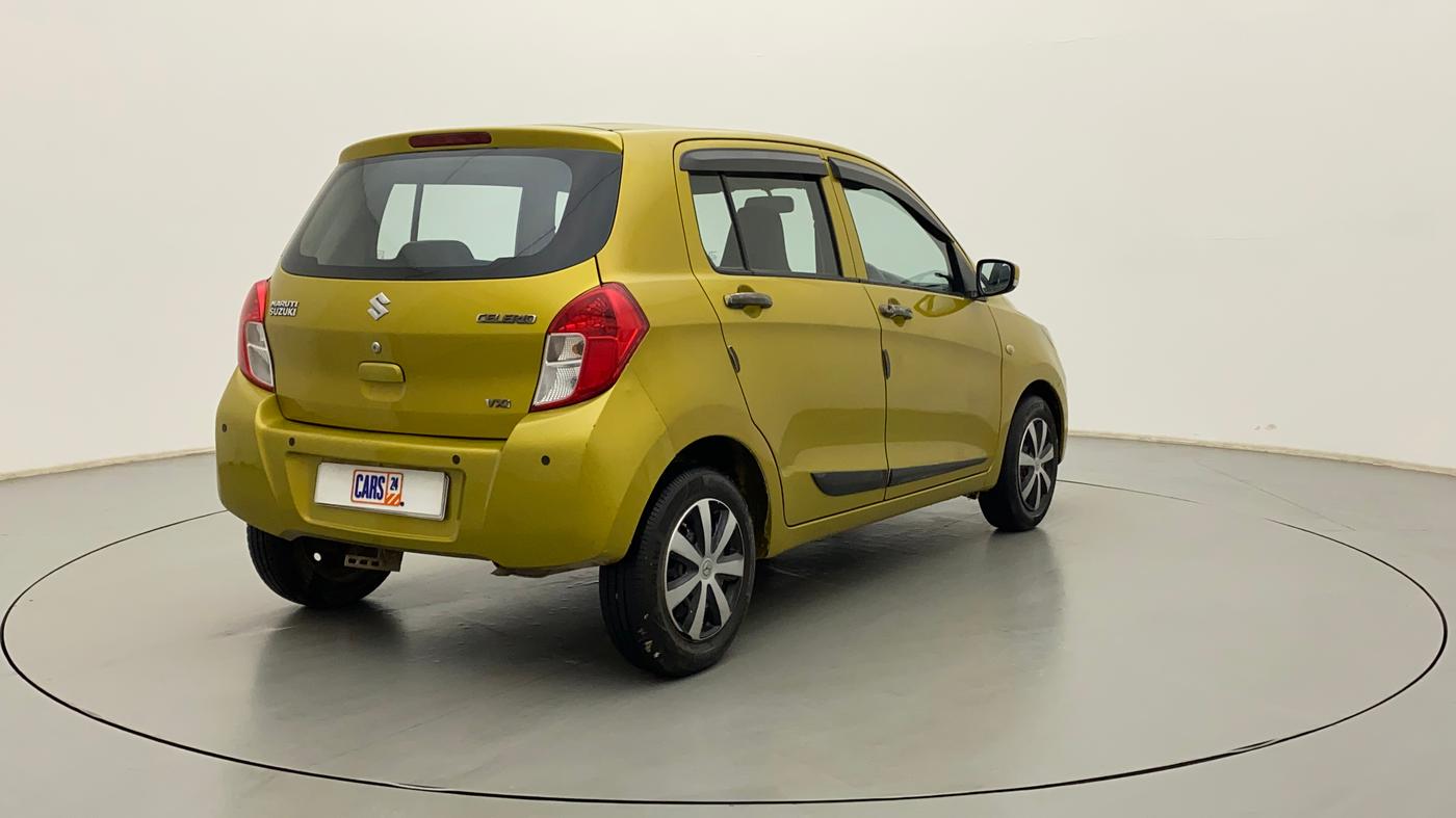 2014 Maruti Celerio VXI AMT, Petrol, Automatic, 68,590 km, Right Back Diagonal