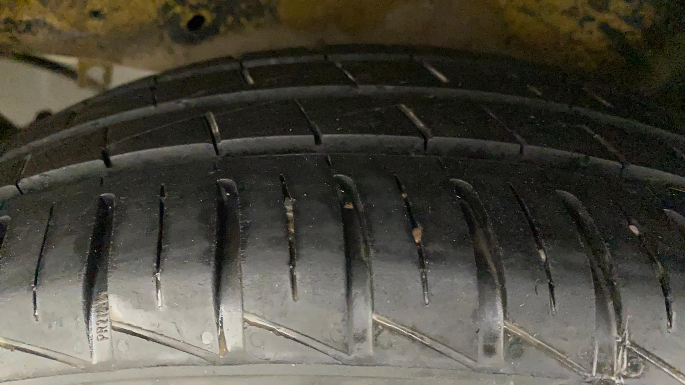 2014 Maruti Celerio VXI AMT, Petrol, Automatic, 68,590 km, Left Rear Tyre Tread