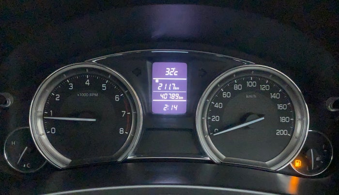 2016 Maruti Ciaz ZXI+ RS, Petrol, Manual, 41,186 km, Odometer Image