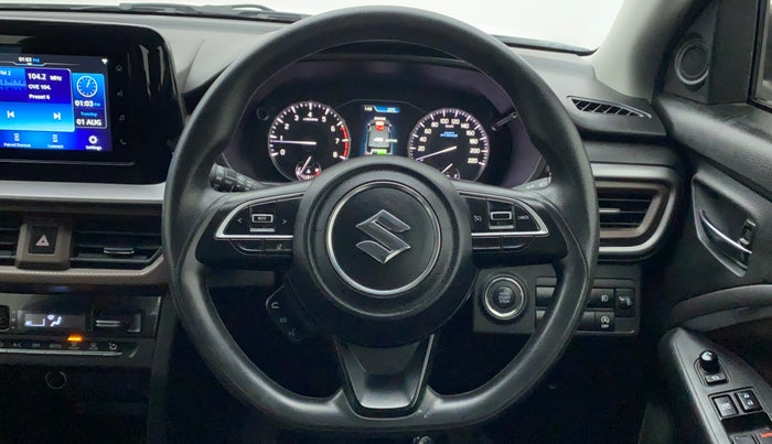2022 Maruti BREZZA ZXI SMART HYBRID , Petrol, Manual, 10,376 km, Steering Wheel Close Up