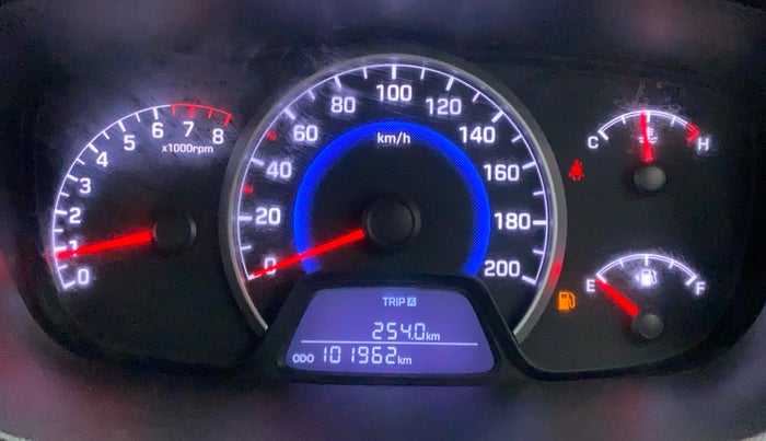 2014 Hyundai Grand i10 MAGNA 1.2 KAPPA VTVT, Petrol, Manual, 1,01,961 km, Odometer Image
