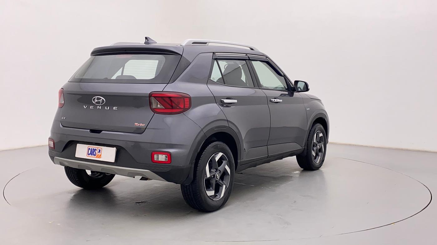 2019 Hyundai VENUE 1.0 TURBO GDI SX+ AT, Petrol, Automatic, 14,264 km, Right Back Diagonal