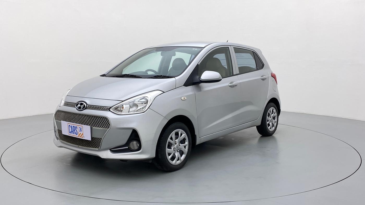 2017 Hyundai Grand i10 SPORTZ 1.2 KAPPA VTVT, Petrol, Manual, 23,290 km, Left Front Diagonal