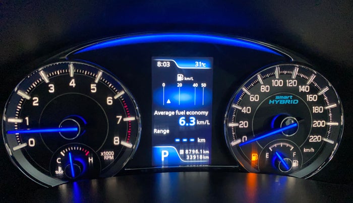 2021 Maruti Ciaz ALPHA  AT 1.5 SHVS PETROL, Petrol, Automatic, 33,910 km, Odometer Image
