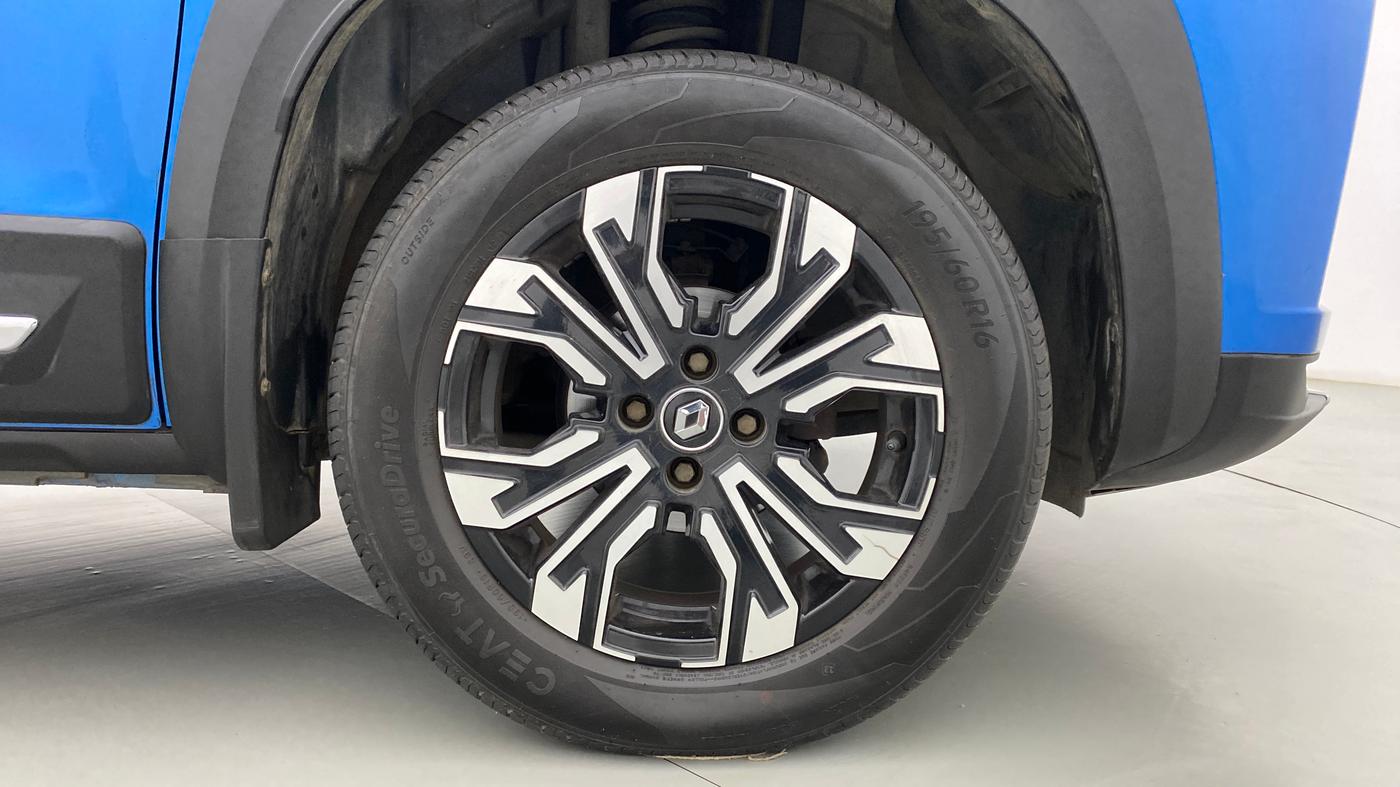 2021 Renault Kiger RXZ CVT 1.0 TURBO DUAL TONE, Petrol, Automatic, 21,929 km, Right Front Wheel