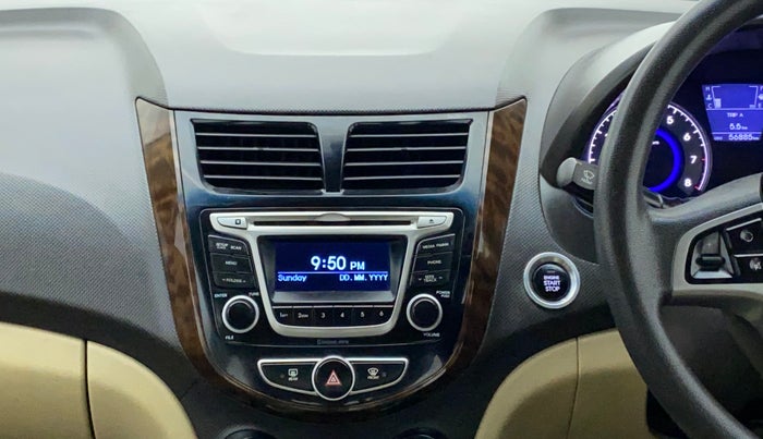 2015 Hyundai Verna FLUIDIC 4S 1.6 VTVT S(O), Petrol, Manual, 56,885 km, Air Conditioner