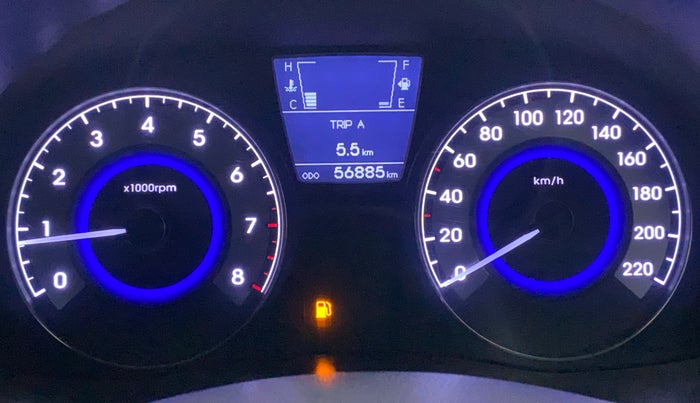 2015 Hyundai Verna FLUIDIC 4S 1.6 VTVT S(O), Petrol, Manual, 56,885 km, Odometer Image