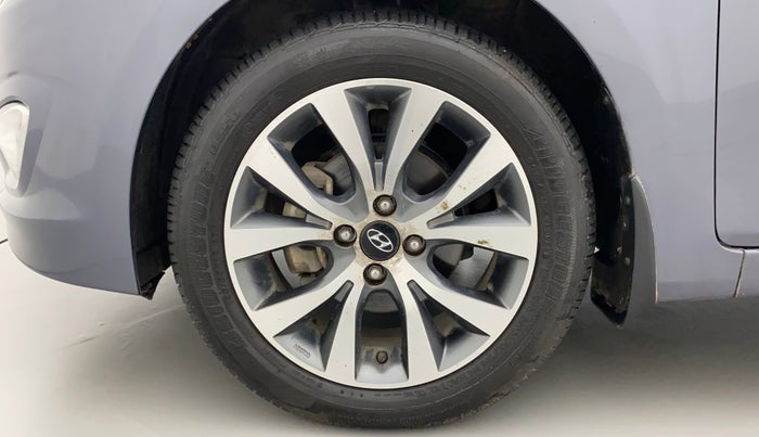 2015 Hyundai Verna FLUIDIC 4S 1.6 VTVT S(O), Petrol, Manual, 56,885 km, Left Front Wheel