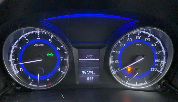 2017 Maruti Baleno DELTA PETROL 1.2, Petrol, Manual, 94,723 km, Odometer Image