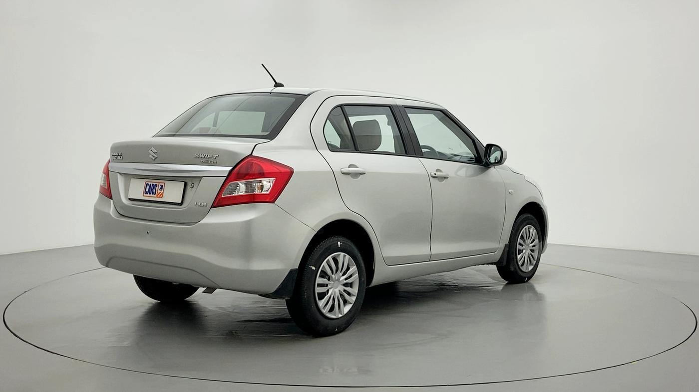 2017 Maruti Swift Dzire LDI BS IV, Diesel, Manual, 52,087 km, Right Back Diagonal