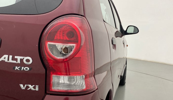 2014 Maruti Alto K10 VXI, Petrol, Manual, 26,536 km, Right tail light - Reverse gear light not functional