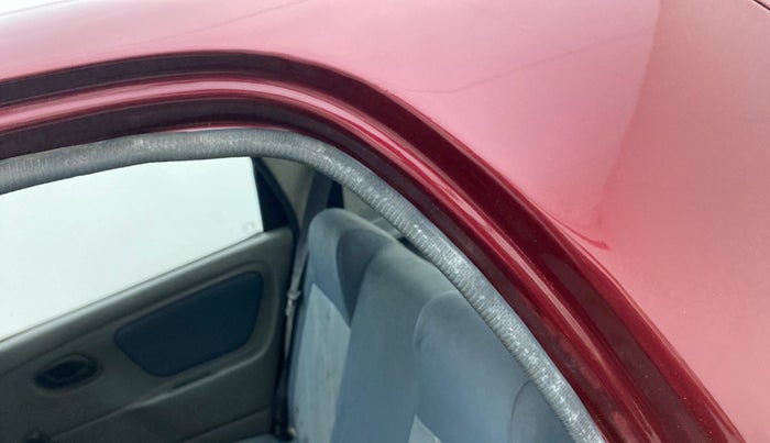 2014 Maruti Alto K10 VXI, Petrol, Manual, 26,536 km, Left C pillar - Slight discoloration