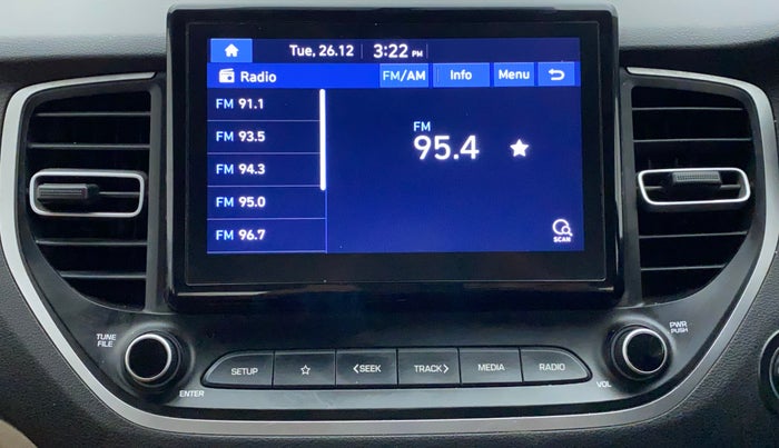 2020 Hyundai Verna SX 1.5 CRDI, Diesel, Manual, 47,102 km, Infotainment System