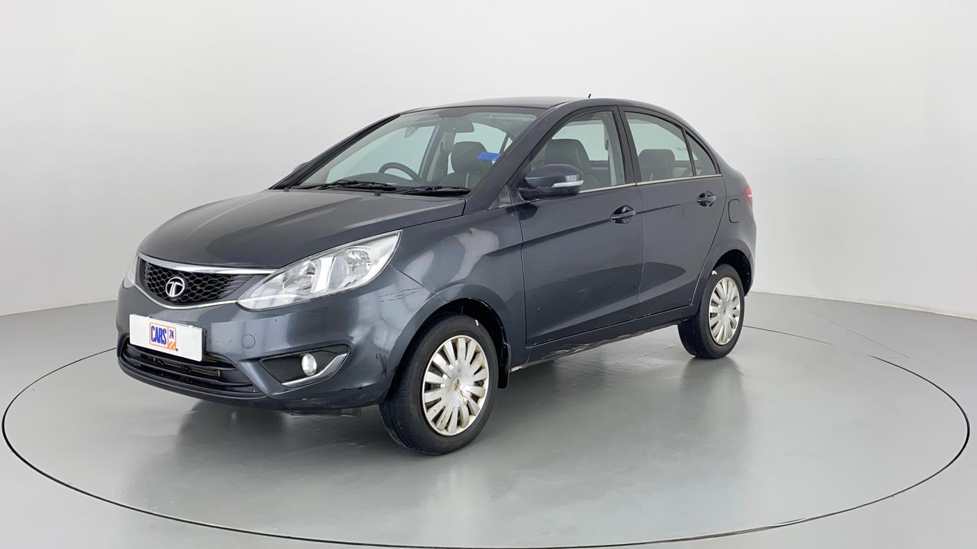 2016 Tata Zest XM RT 90 PS ABS, Petrol, Manual, 53,538 km, Left Front Diagonal