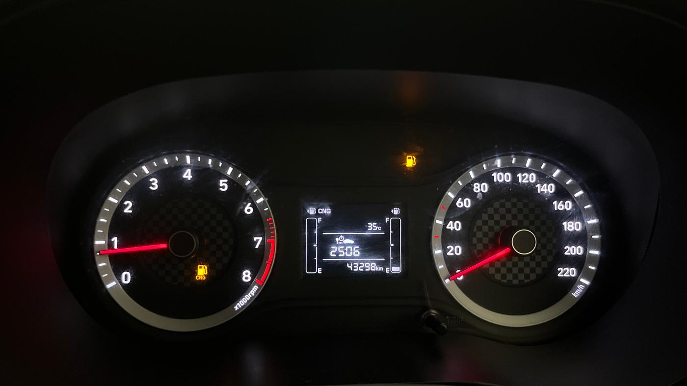 2022 Hyundai GRAND I10 NIOS SPORTZ 1.2 KAPPA VTVT CNG, CNG, Manual, 43,243 km, Odometer Image