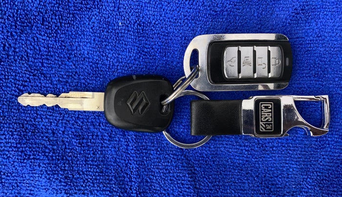 2020 Maruti New Wagon-R LXI CNG 1.0, CNG, Manual, 76,517 km, Key Close Up