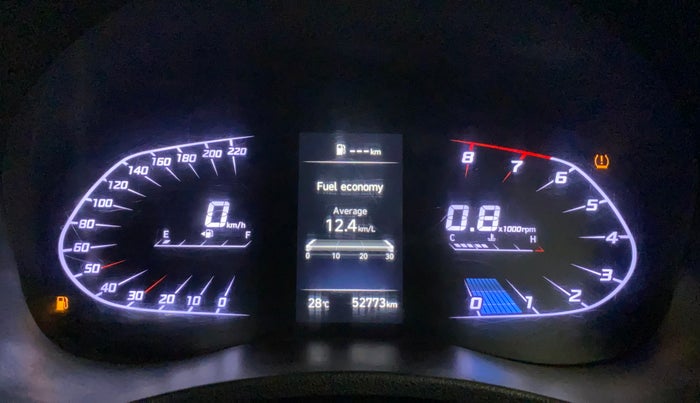 2022 Hyundai Verna SX 1.5 VTVT, Petrol, Manual, 52,780 km, Odometer Image