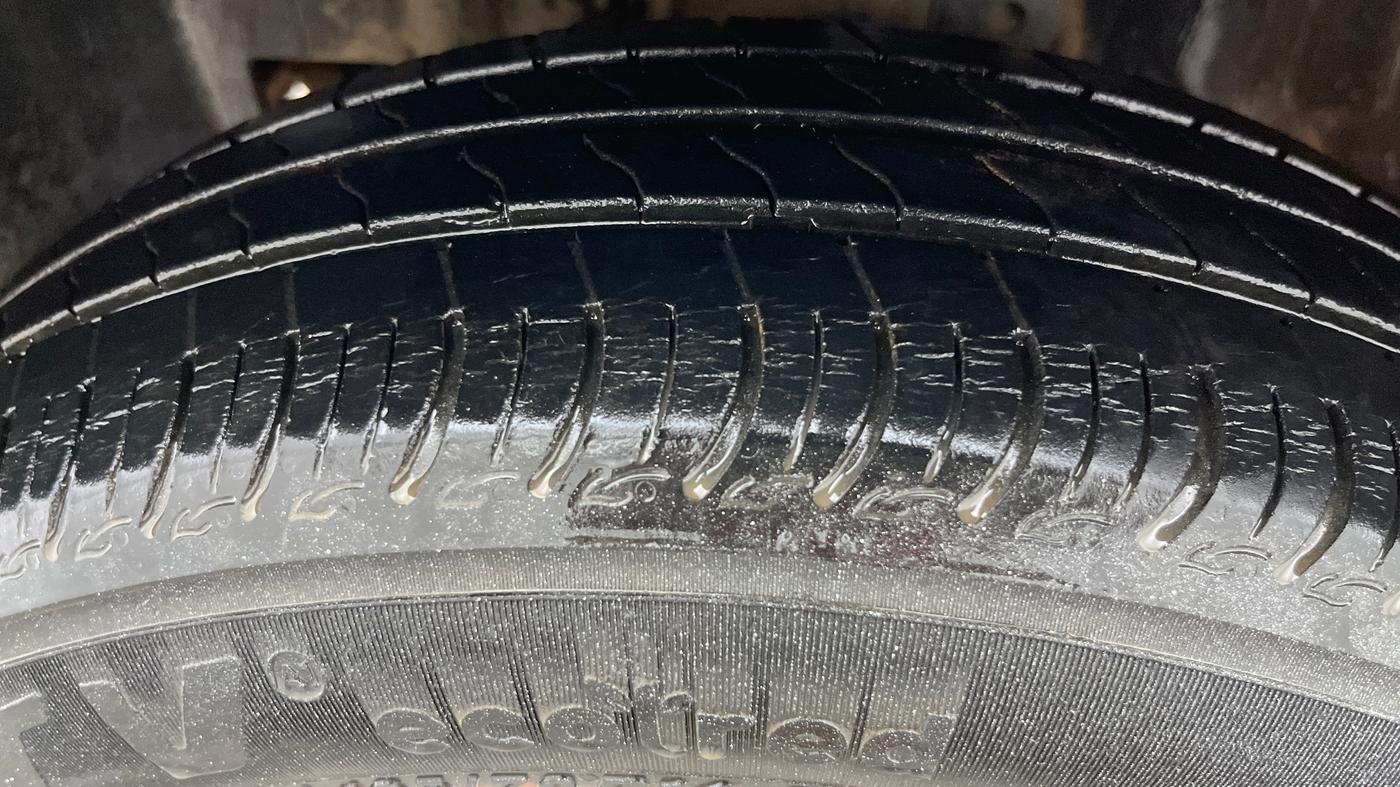 2019 Datsun Go Plus T(O), Petrol, Manual, 62,971 km, Left Front Tyre Tread