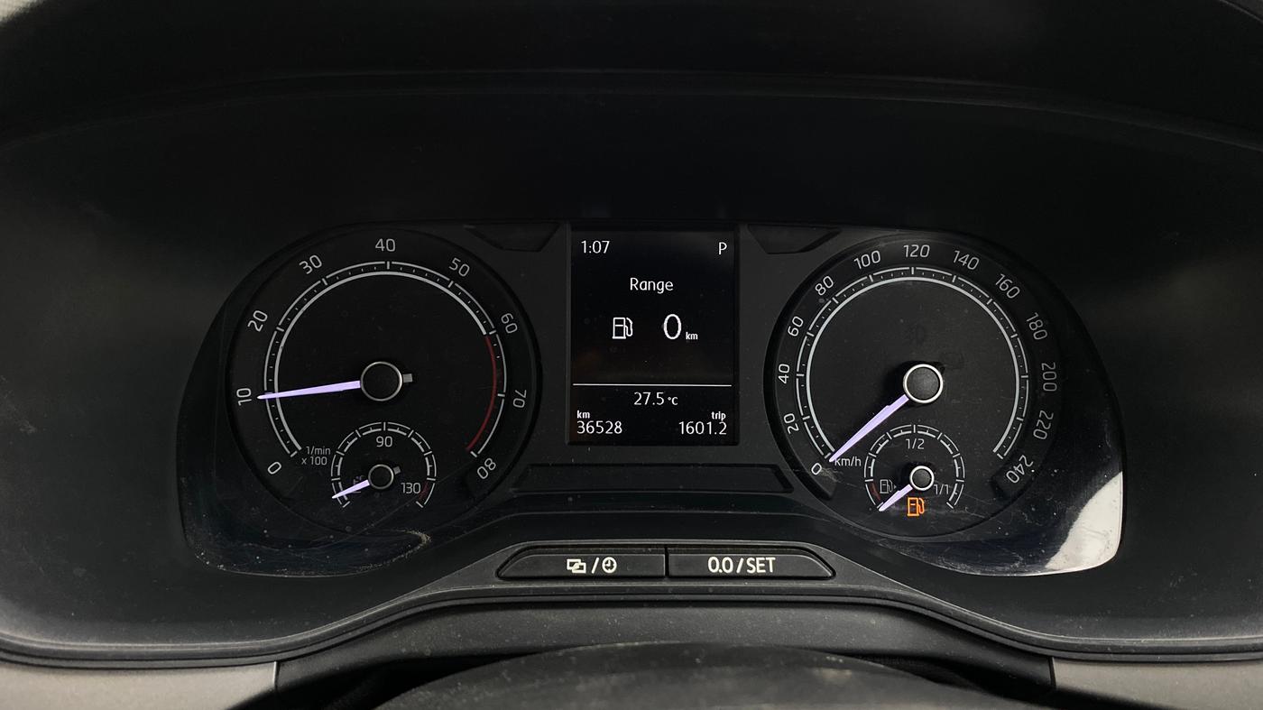 2022 Skoda KUSHAQ AMBITION 1.0L TSI AT, Petrol, Automatic, 36,528 km, Odometer Image