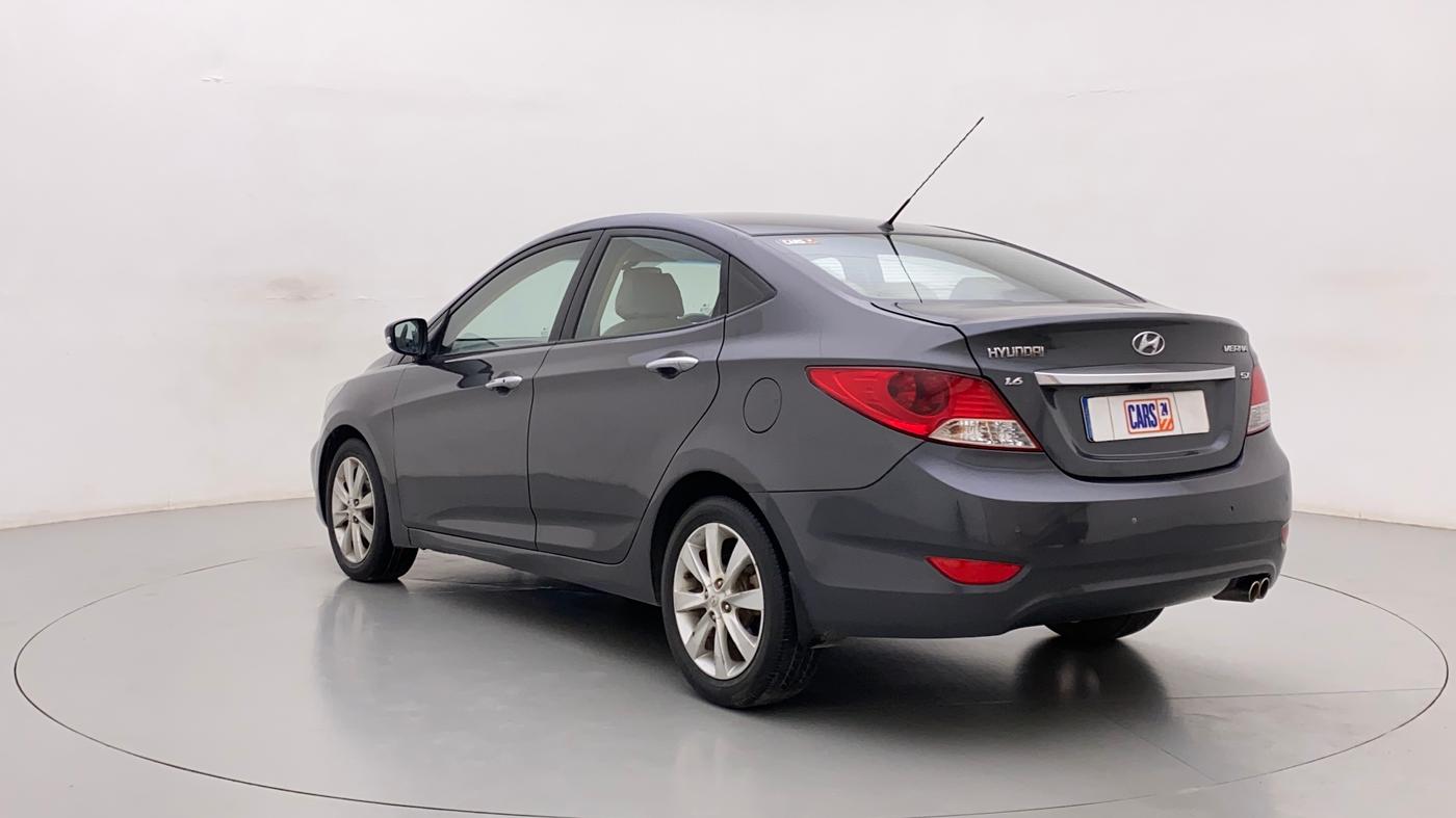 2011 Hyundai Verna FLUIDIC 1.6 VTVT SX OPT AT, Petrol, Automatic, 94,203 km, Left Back Diagonal
