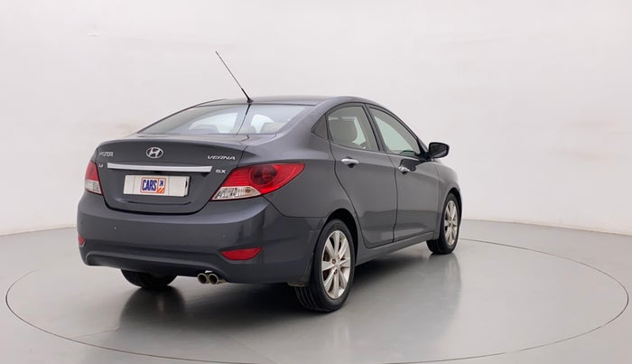 2011 Hyundai Verna FLUIDIC 1.6 VTVT SX OPT AT, Petrol, Automatic, 94,203 km, Right Back Diagonal