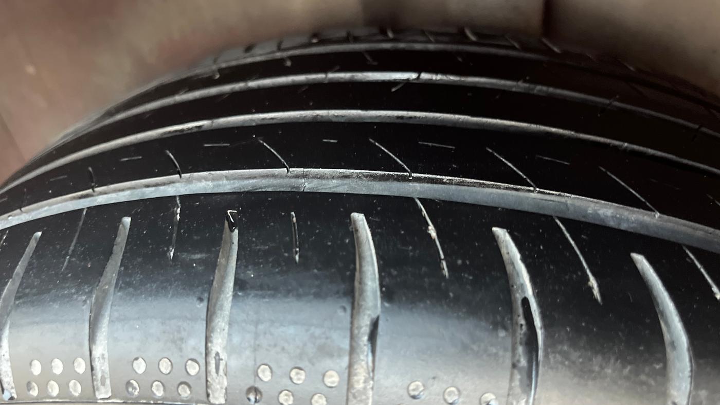 2017 Volkswagen Polo GT TDI, Diesel, Manual, 1,07,429 km, Left Rear Tyre Tread