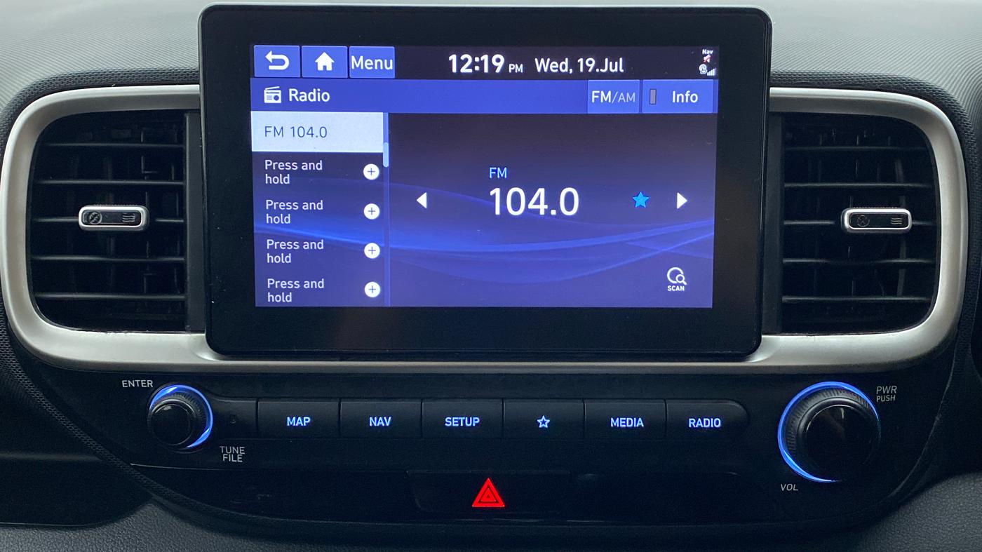 2021 Hyundai VENUE SX PLUS 1.0 TURBO DCT, Petrol, Automatic, 22,131 km, Infotainment System