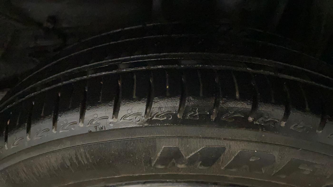 2021 Tata Tiago XZ PLUS PETROL, Petrol, Manual, 73,668 km, Left Rear Tyre Tread