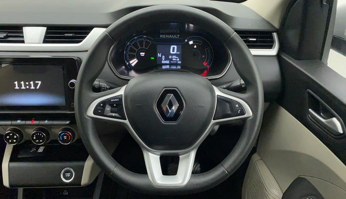 2021 Renault TRIBER RXZ AMT, Petrol, Automatic, 10,195 km, Steering Wheel Close Up