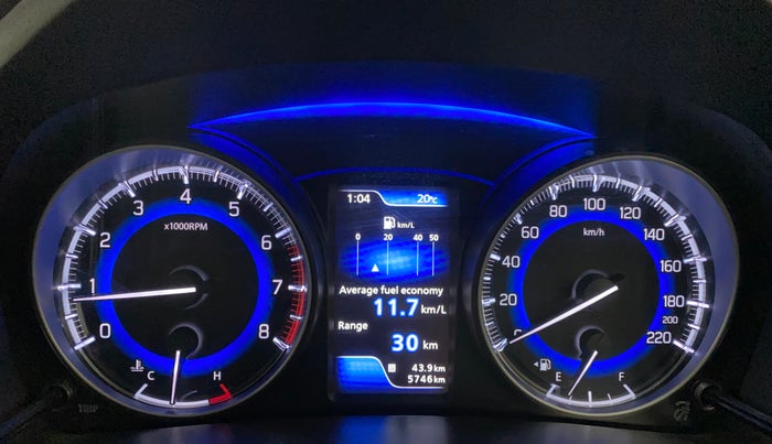 2021 Toyota Glanza G, Petrol, Manual, 5,746 km, Odometer Image
