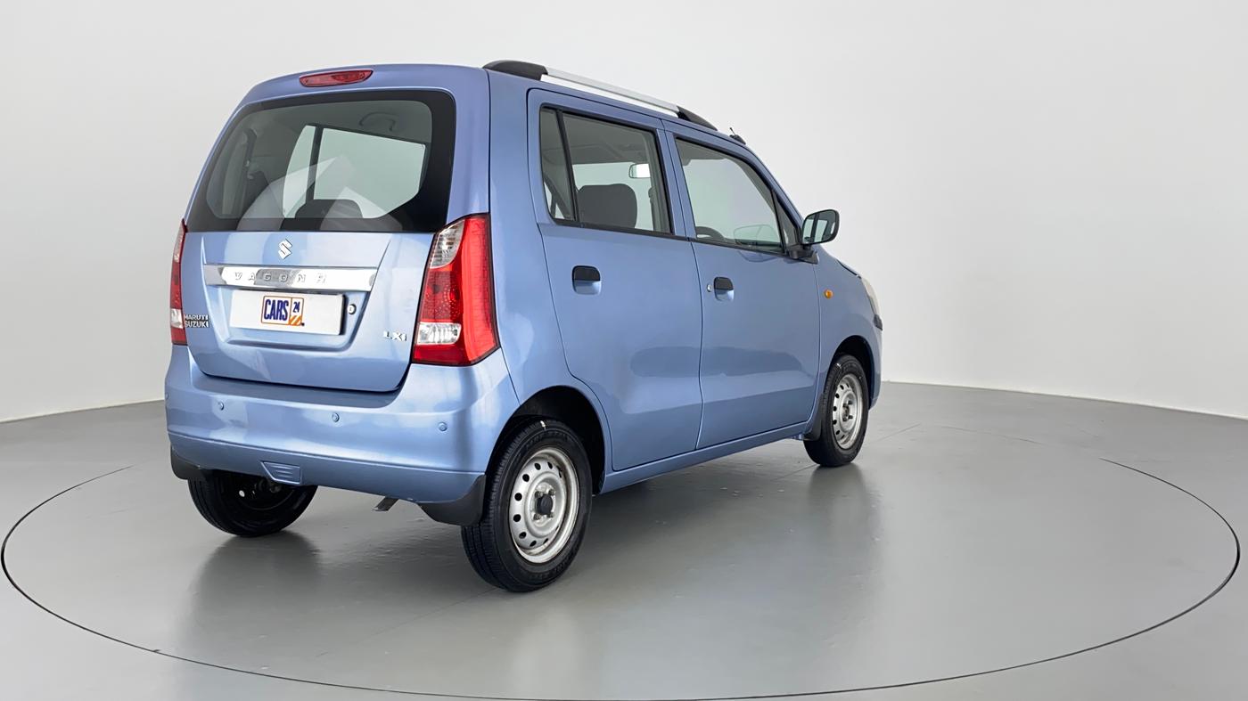 2010 Maruti Wagon R 1.0 LXI, Petrol, Manual, 48,998 km, Right Back Diagonal