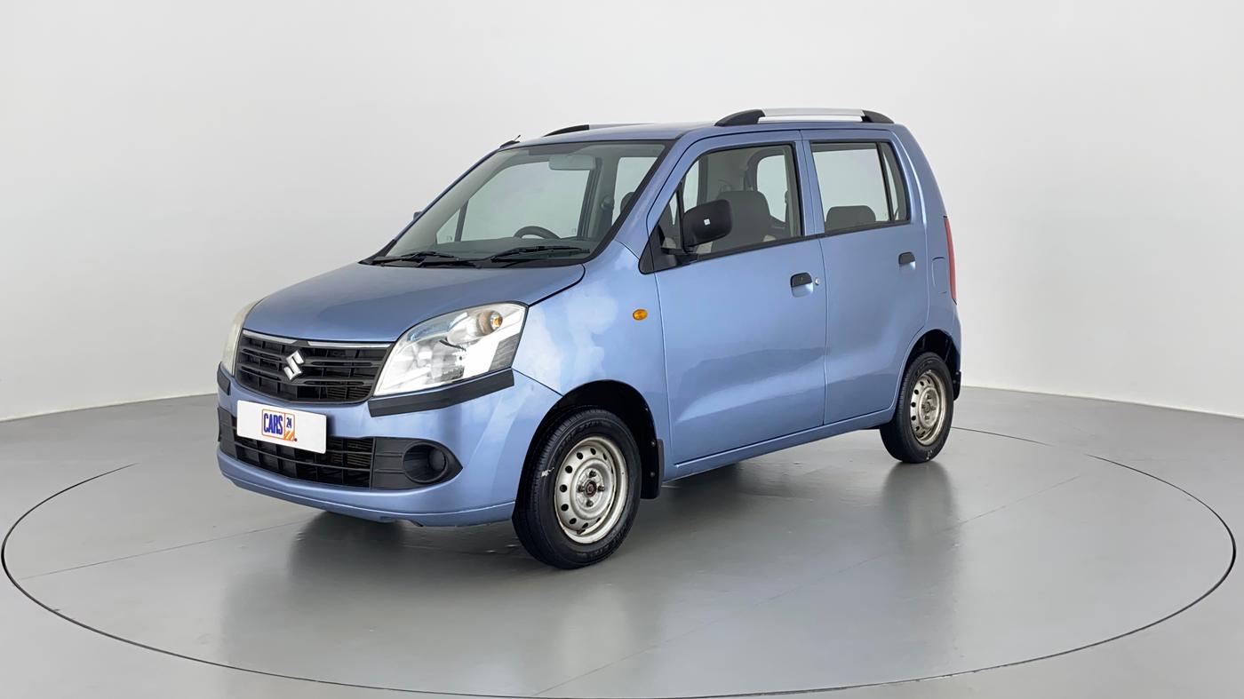 2010 Maruti Wagon R 1.0 LXI, Petrol, Manual, 48,998 km, Left Front Diagonal