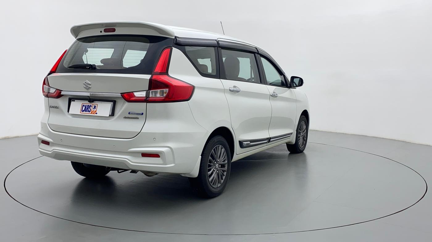 2019 Maruti Ertiga ZXI SMART HYBRID AT, Petrol, Automatic, 46,354 km, Right Back Diagonal