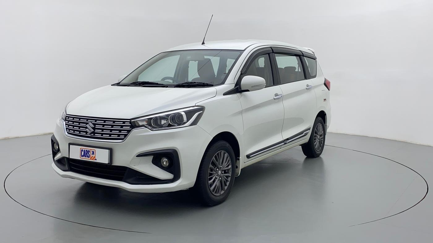 2019 Maruti Ertiga ZXI SMART HYBRID AT, Petrol, Automatic, 46,354 km, Left Front Diagonal