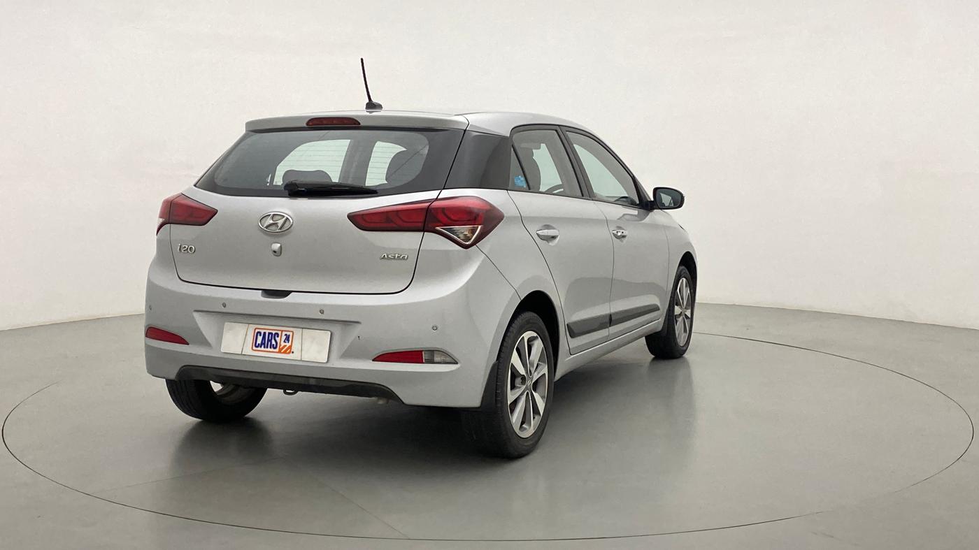 2017 Hyundai Elite i20 ASTA 1.2 (O), Petrol, Manual, 27,575 km, Right Back Diagonal