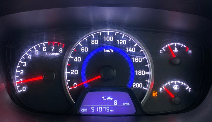 2017 Hyundai Grand i10 SPORTZ 1.2 KAPPA VTVT, CNG, Manual, 51,075 km, Odometer Image