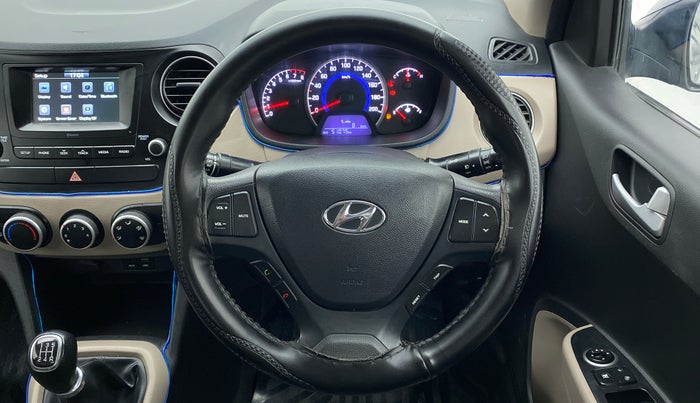 2017 Hyundai Grand i10 SPORTZ 1.2 KAPPA VTVT, CNG, Manual, 51,075 km, Steering Wheel Close Up