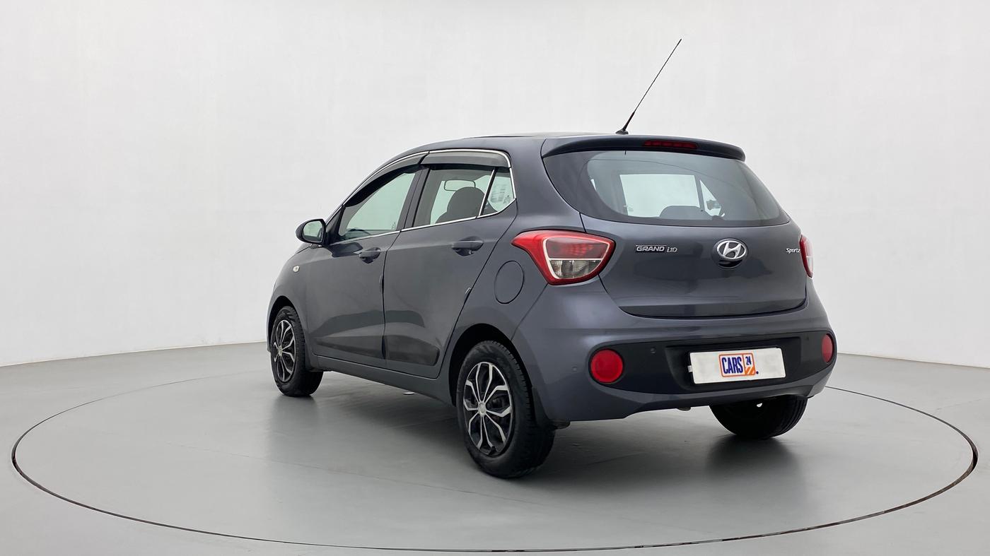 2017 Hyundai Grand i10 SPORTZ 1.2 KAPPA VTVT, CNG, Manual, 51,075 km, Left Back Diagonal